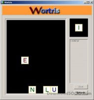 Wortris screenshot